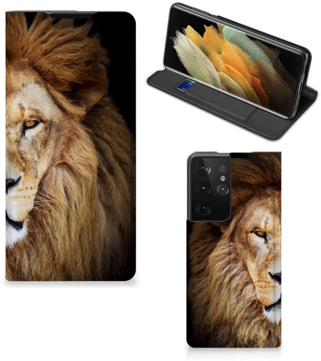 Samsung Galaxy S21 Ultra Hoesje maken Leeuw