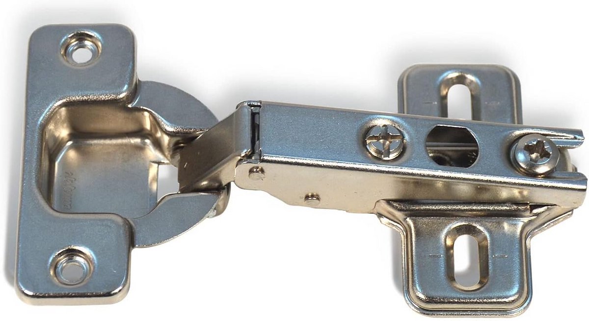 Hoekaanslag Scharnieren 100° met Automatische Sluiting - Set van 2 voor Keukenkasten