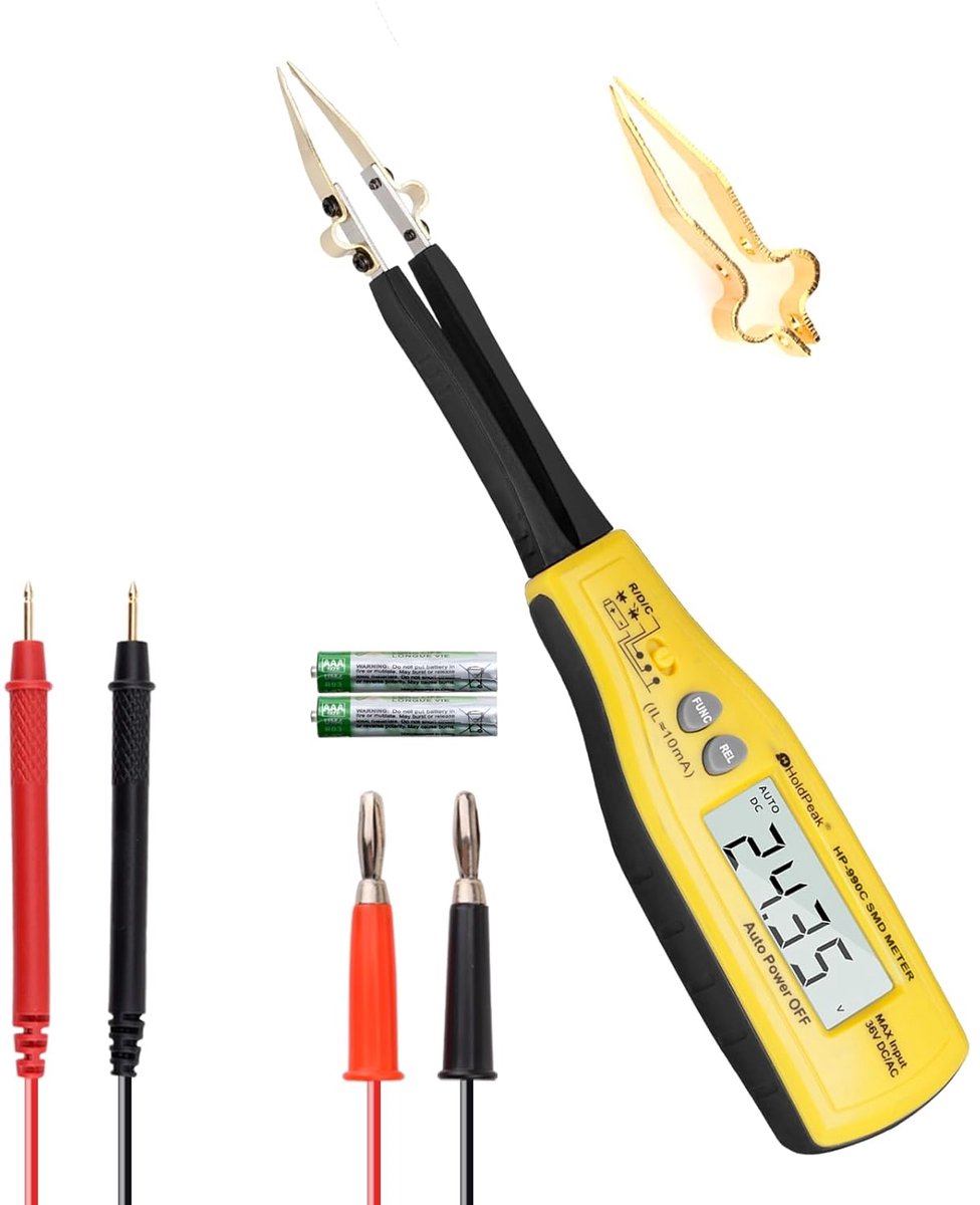 Draagbare digitale multimeter met automatische scan en vervangende testpennen