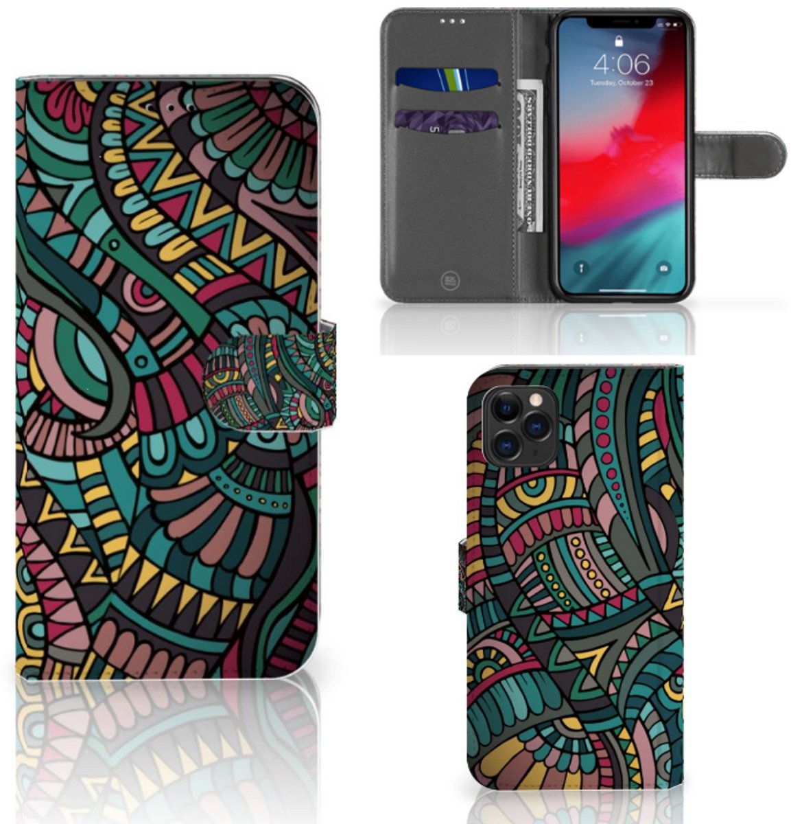 Apple iPhone 11 Pro Max Telefoon Hoesje Aztec