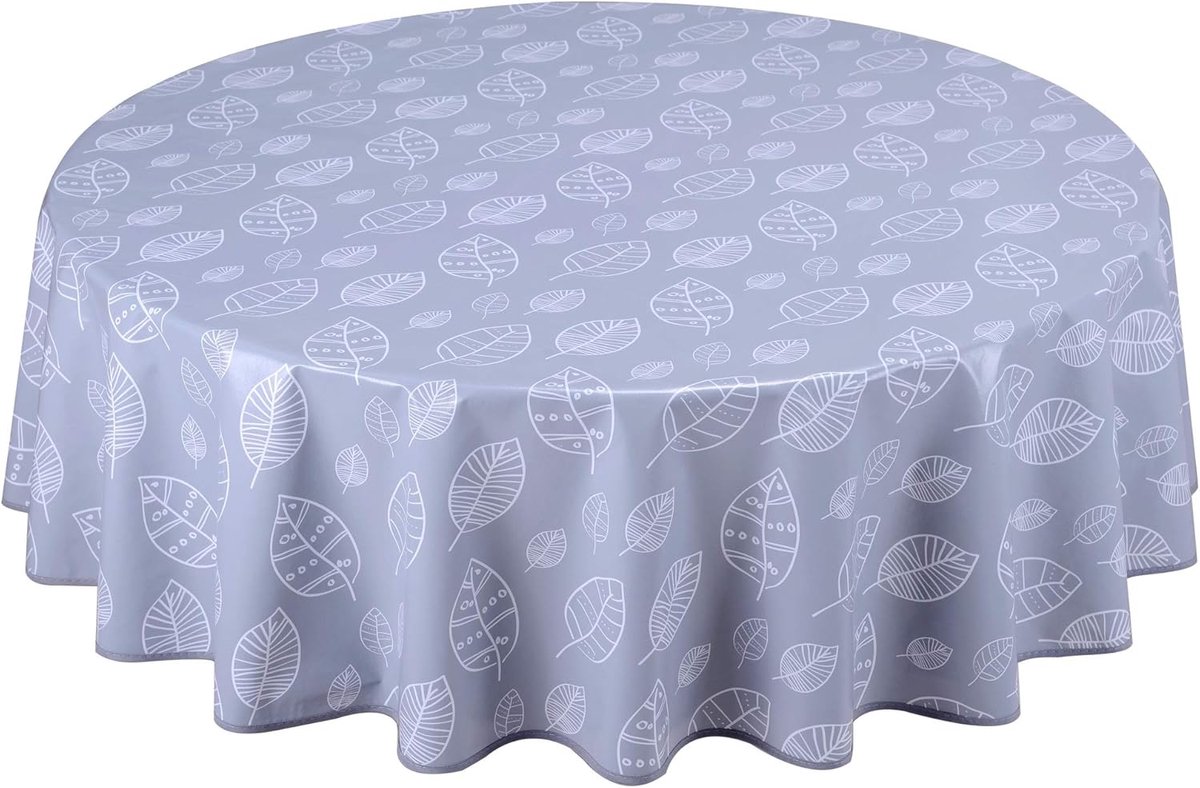 Wasbare tafelkleed van olieverfdoek, 160 cm.