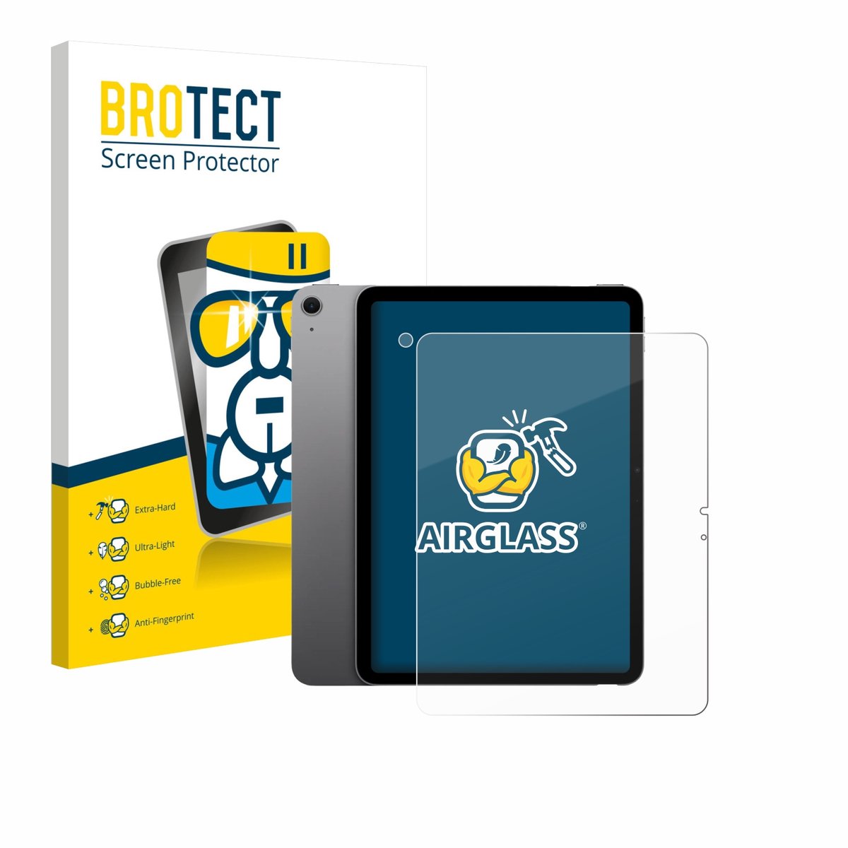 Screenprotector voor Apple iPad Air 13" M4 2026 (Voor+Camera) Beschermglas transparant