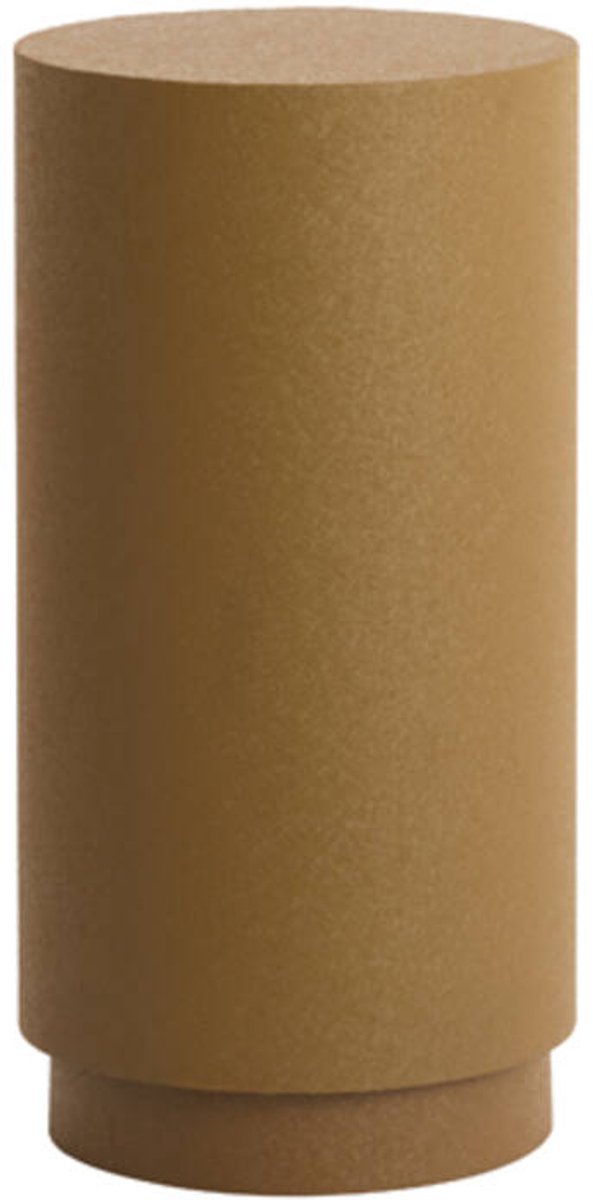 ALURIA zuil metaal mat karamel Ø30x60 cm decoratieve zuil - Light & Living