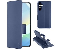 Cellularline Book Hoesje - Geschikt voor Samsung Galaxy A17 - Met Pasjes & Standfunctie - Blauw