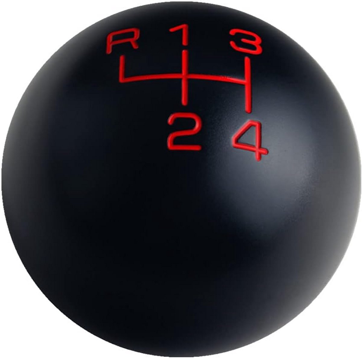 4 Speed Manual Shifter Knob with Aluminum Design - 200g Weighted