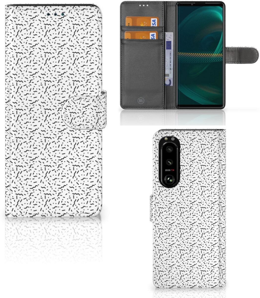 Sony Xperia 5III Telefoon Hoesje Stripes Dots
