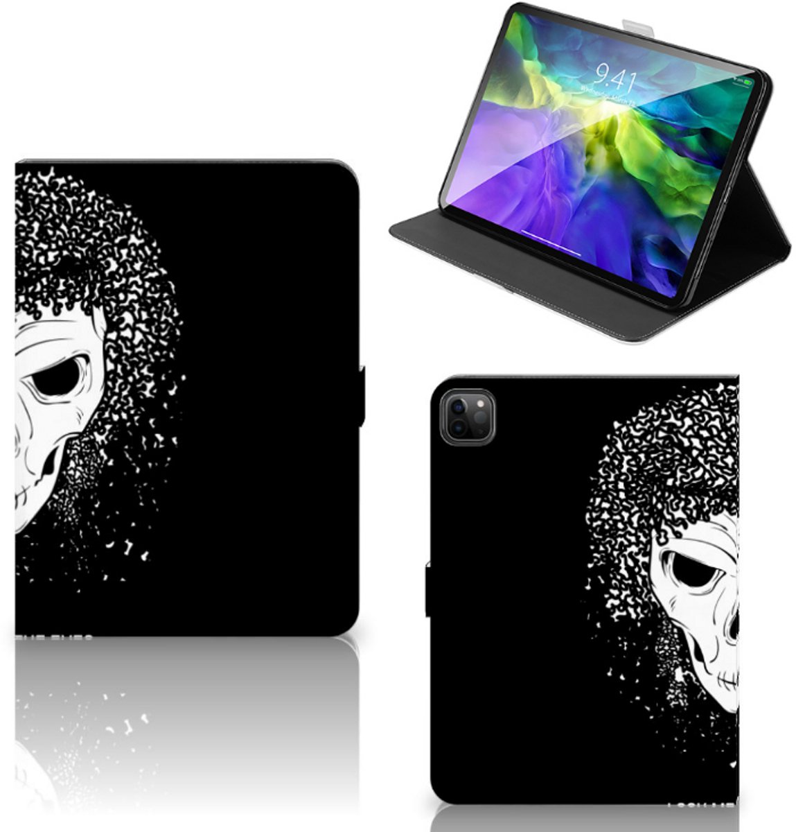 Tablettasje iPad Pro 11 2020/2021/2022 Skull Hair