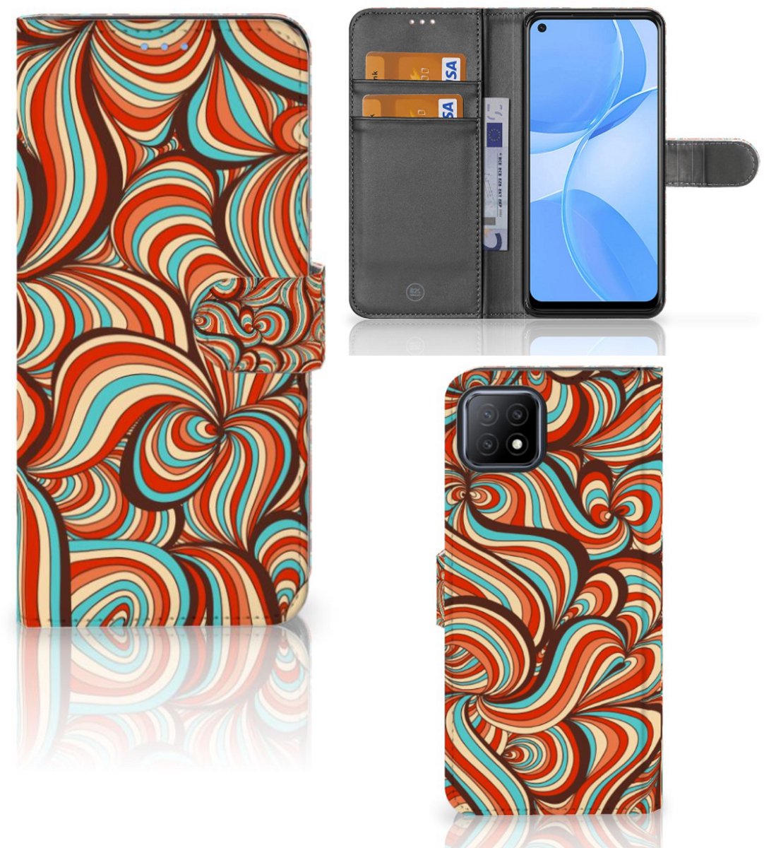 OPPO A73 5G Hoesje Retro
