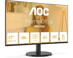 27 inch Full HD LED beeldscherm 1920 x 1080 pixels