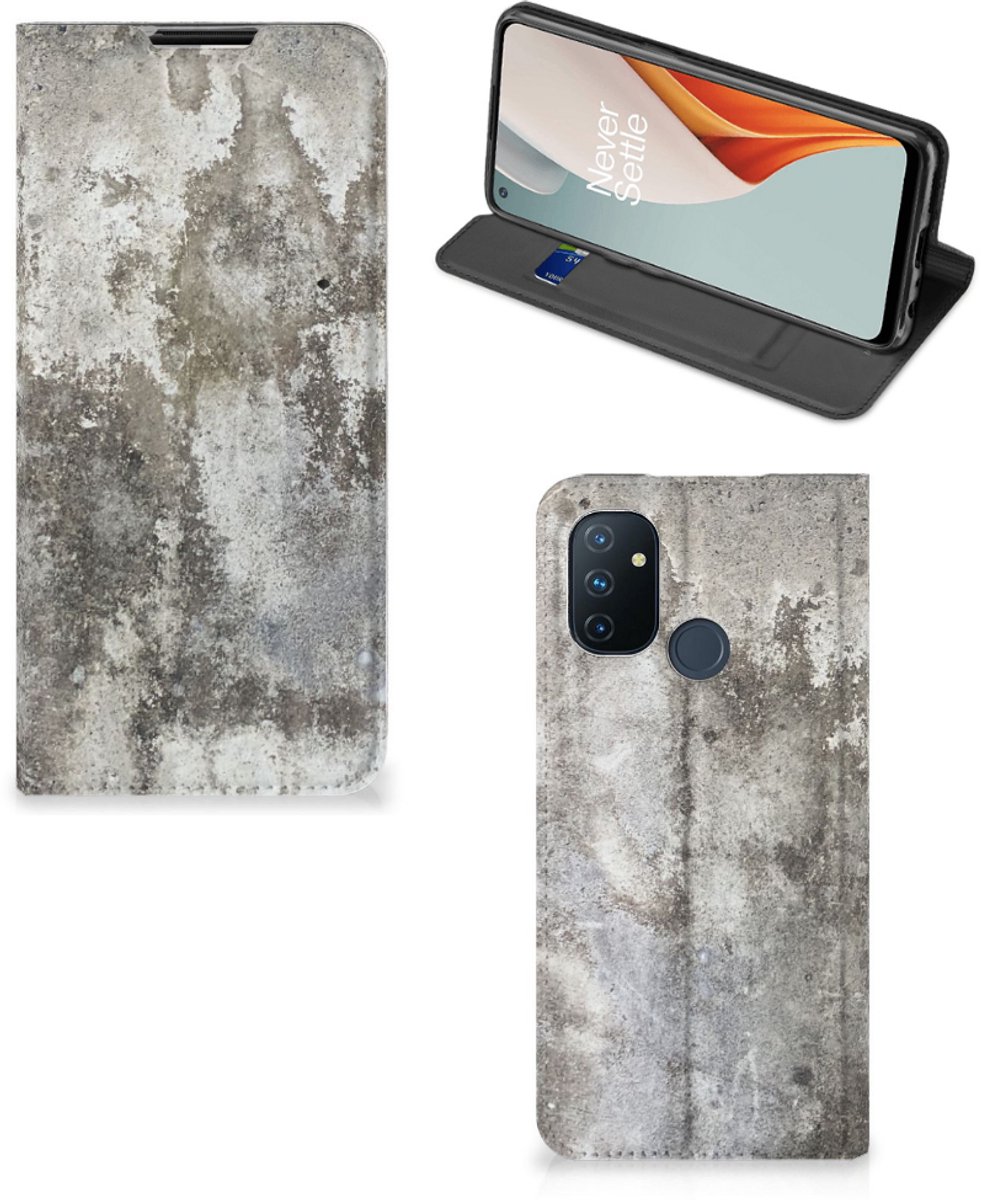OnePlus Nord N100 Standcase Beton Print