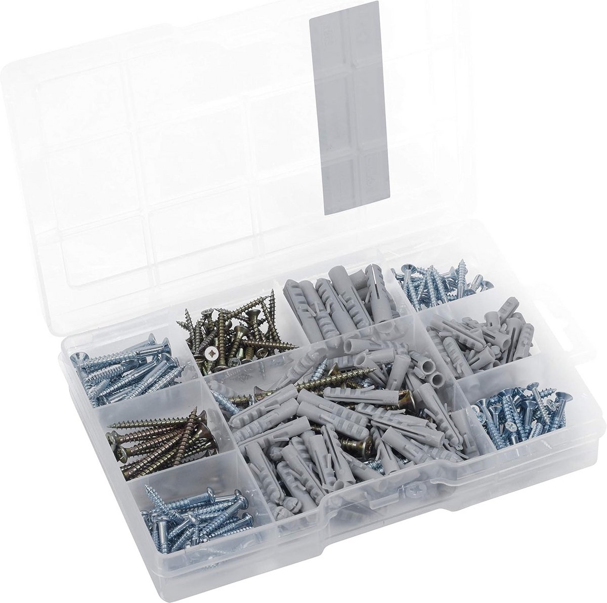 Assortiment 259-delige Schroeven en Pluggen - Universele Houtschroeven en PZ Aandrijving