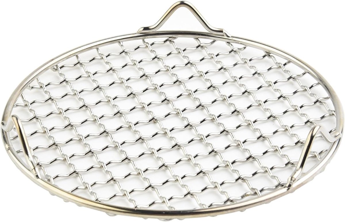 BBQ Grillrooster voor Buitenbarbecue - Roestvrijstalen Kookgaas - 26 cm