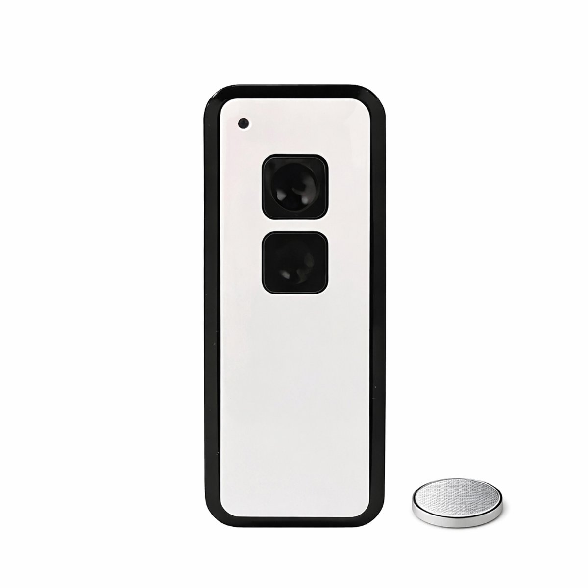 Handzender voor Novoferm Novotron 502 / 504 / 512 / 522 / 524 – 433 MHz Garagedeur Afstandsbediening – 2 Kanalen – Inclusief Batterij
