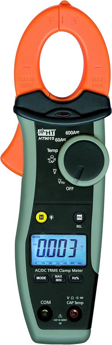 Digitale Stroomtang 600A AC/DC TRMS - CAT IV 600V