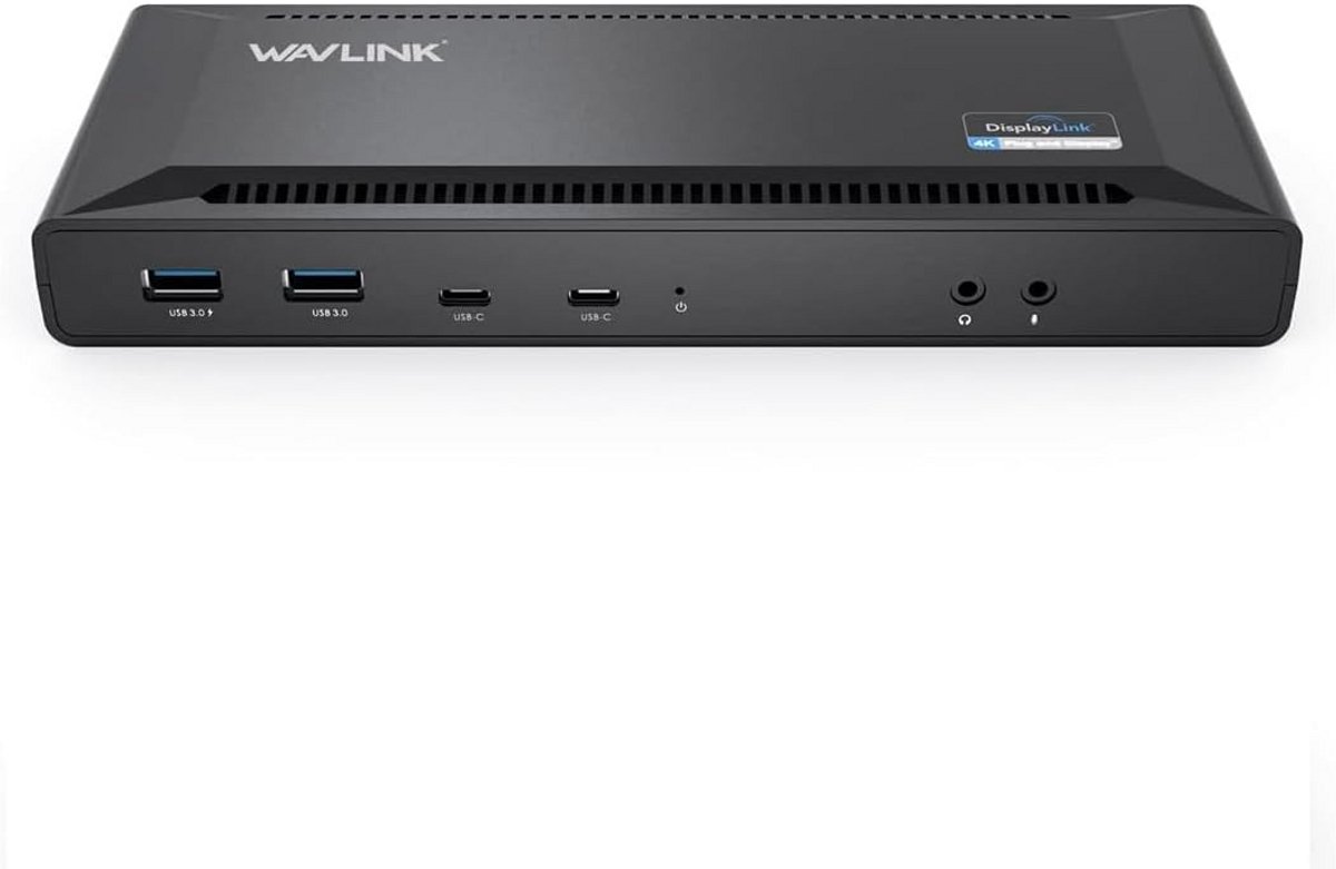USB-C Dual 4K Docking Station met 100W Power Delivery voor Laptop - HDMI, DisplayPort, Etheret, USB 3.0
