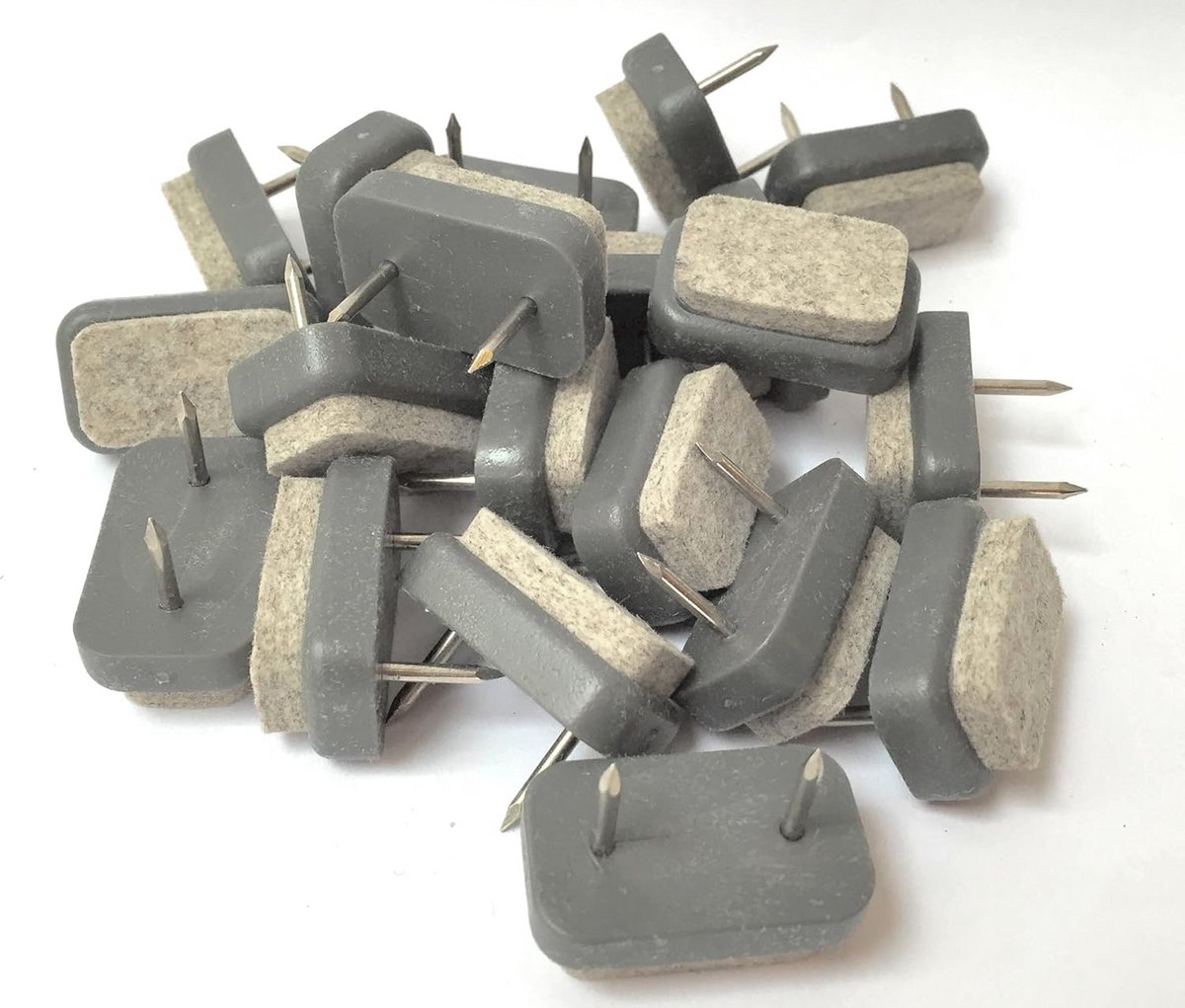 Viltglijders voor vloerbescherming - 8 stuks, 30 x 18 mm - Ideaal voor laminaat, parket en tegels