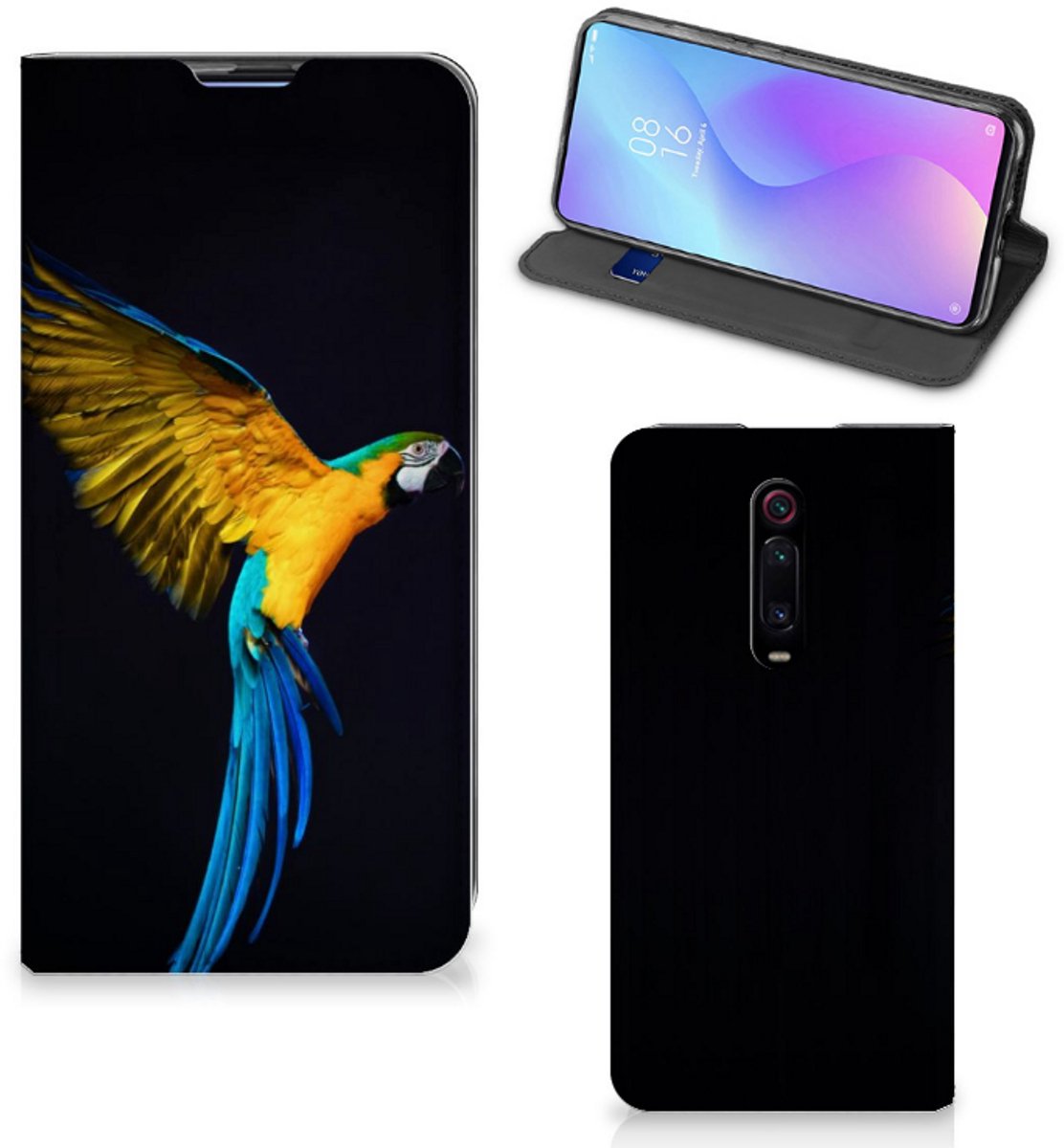 Xiaomi Mi 9T Pro Hoesje maken Papegaai