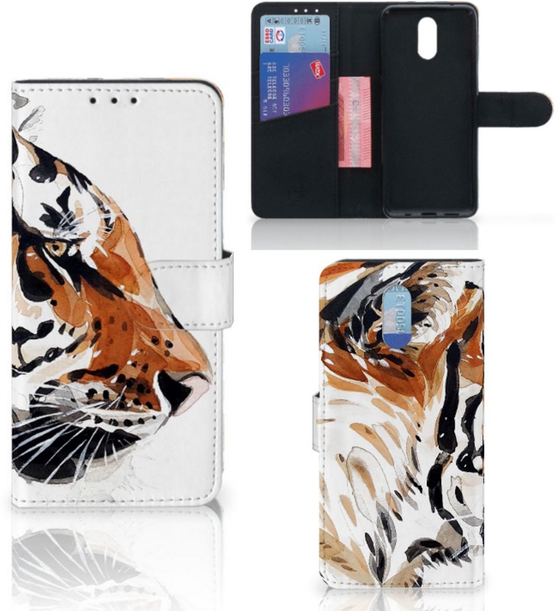 Hoesje Nokia 2.3 Watercolor Tiger