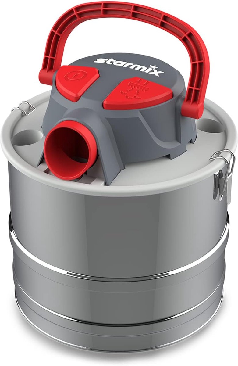 Aszuiger voor open haard - 15 liter, 600 W, met voorfilter en aluminium slang