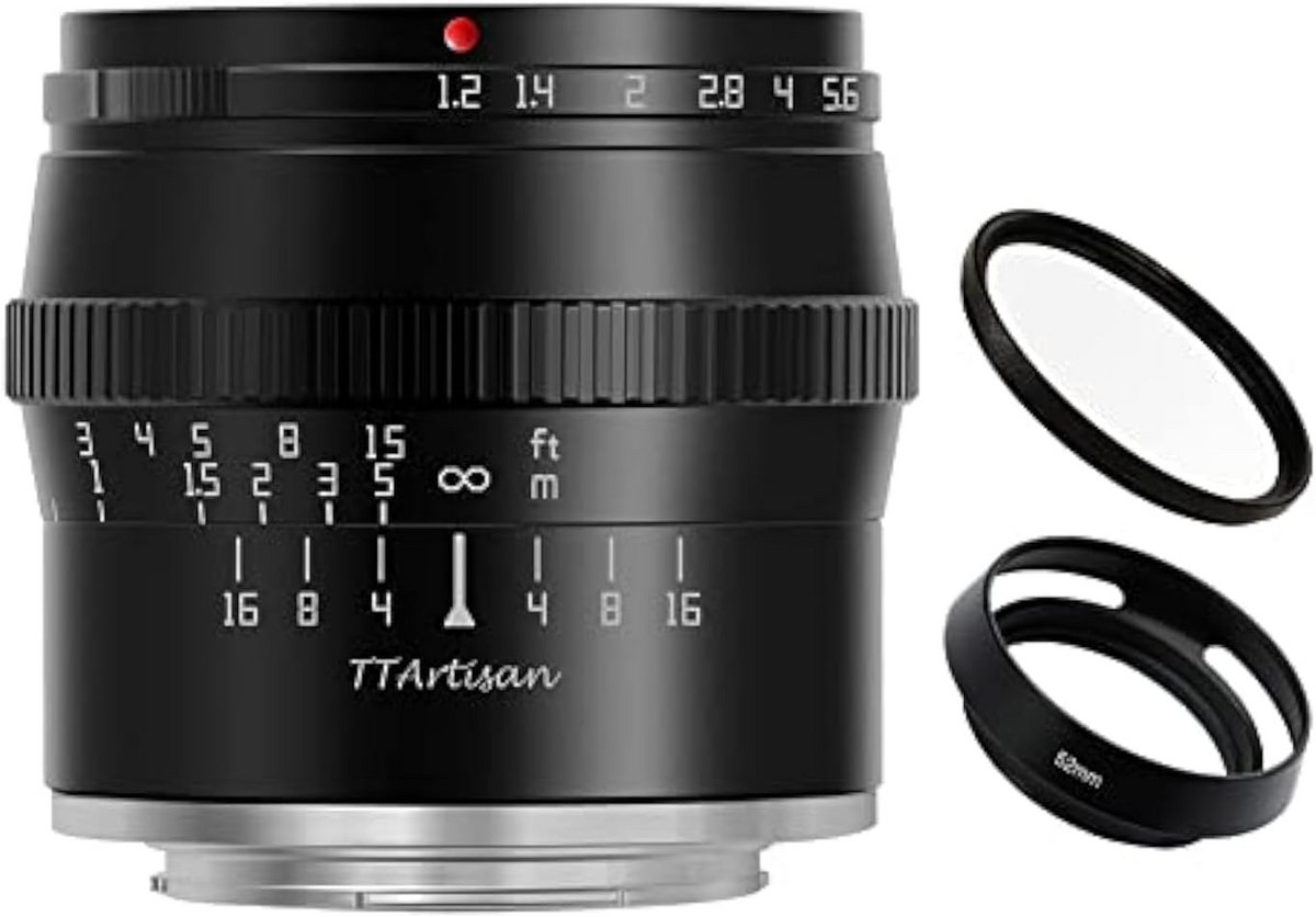 50mm F1.2 Handmatige Focus Lens voor Micro 4/3 Systemen