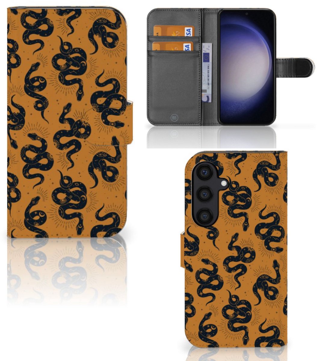Telefoonhoesje met Pasjes voor Samsung Galaxy S24 Snakes
