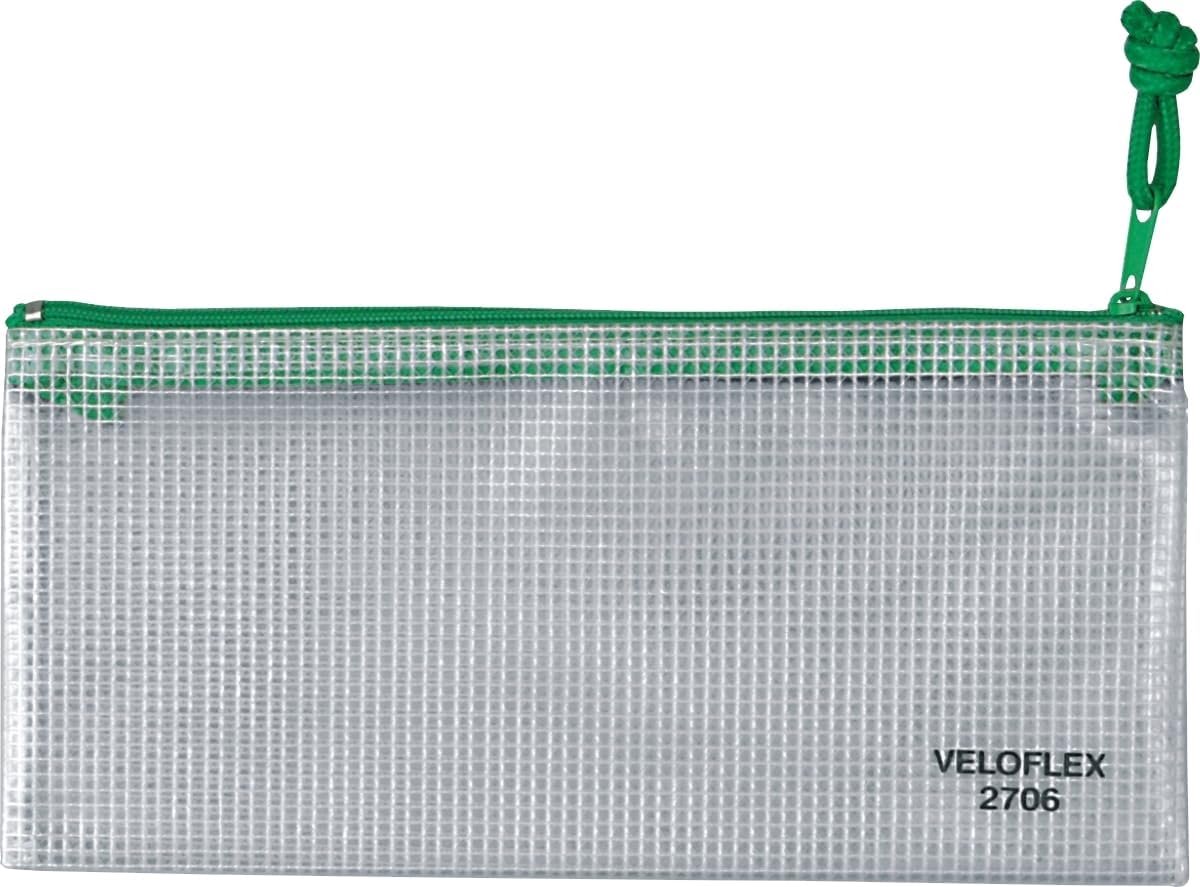 Transparante Documententas DIN A4 met Ritssluiting - Versterkt PVC
