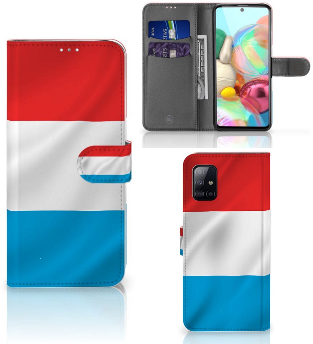 Samsung Galaxy A71 Bookstyle Case Luxemburg