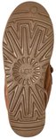 Bruine UGG sneakerzool met profiel en UGG logo.