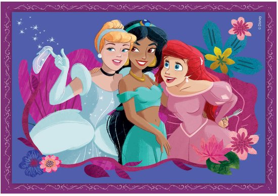 Clementoni - Puzzel - 4 Puzzels in 1 Doos - Disney Princess - Puzzel ...