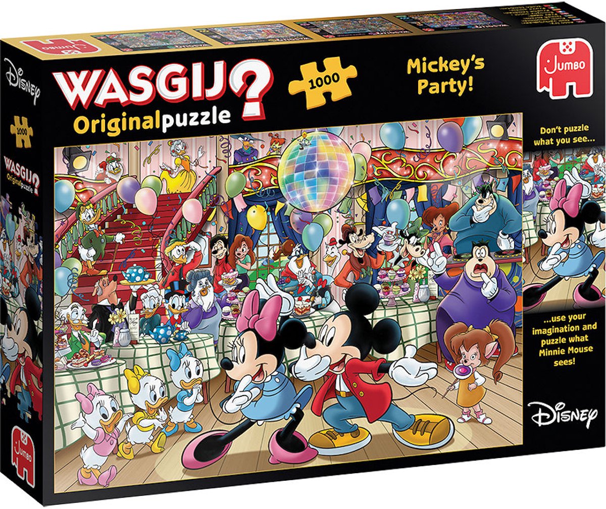 Wasgij Original - Disney - Mickey's Feestje! - 1000 stukjes - Legpuzzel - Puzzel — afbeelding 2