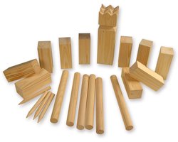 HOT Games Kubb - Werpspel voor buiten op gras, strand of camping