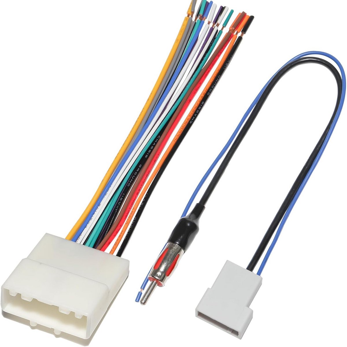 Radio Kabelboom Connector met Antenne Adapter voor Nissan, Infiniti en Subaru