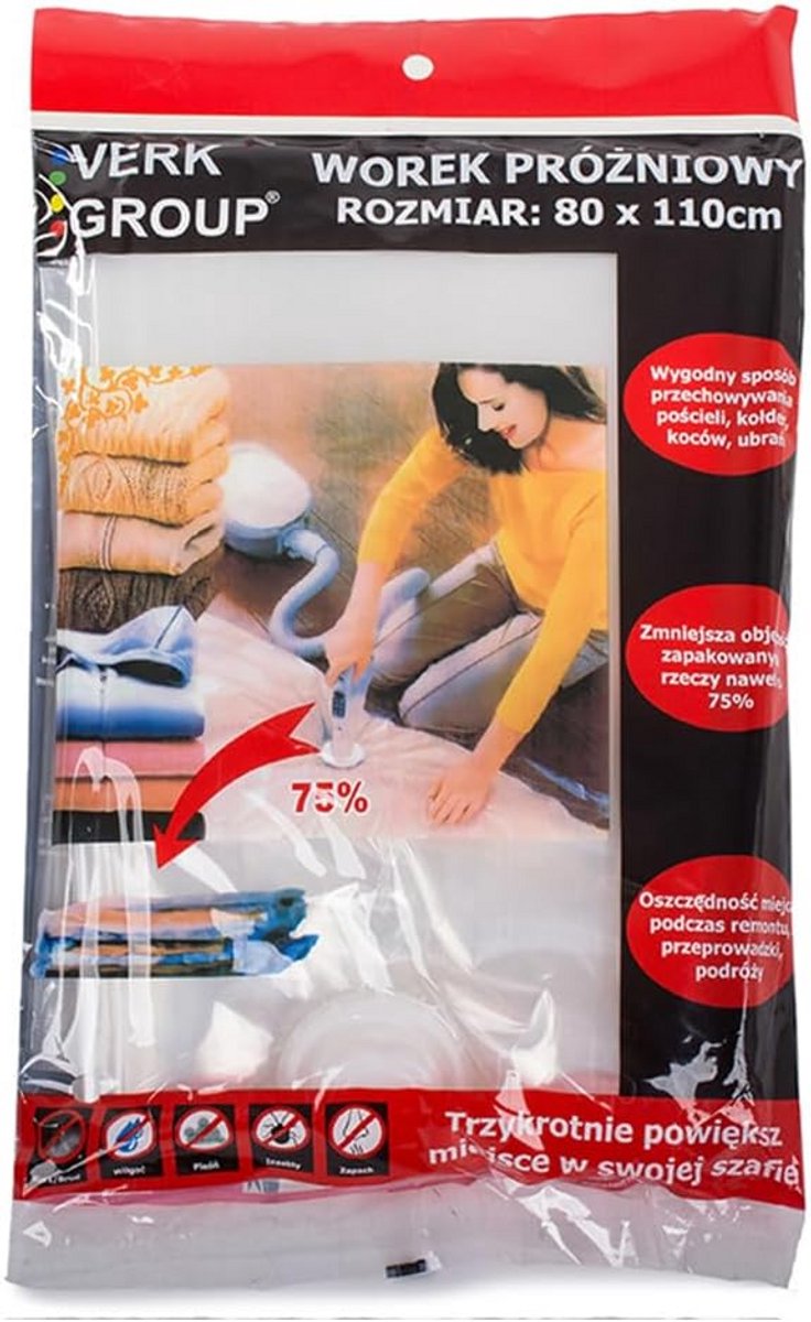 Grote Vacuümzakken 80x110 cm voor Kleding en Dekbedden