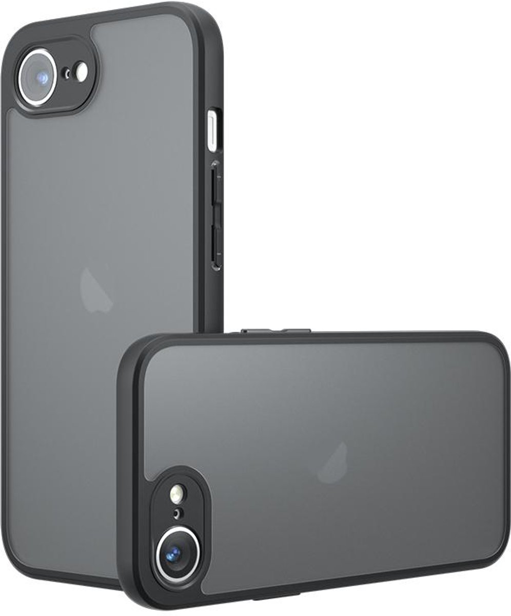Mobigear Hoesje geschikt voor Apple iPhone 17e Telefoonhoesje Hardcase | Mobigear Crystal Backcover | iPhone 17e Case | Back Cover - Zwart