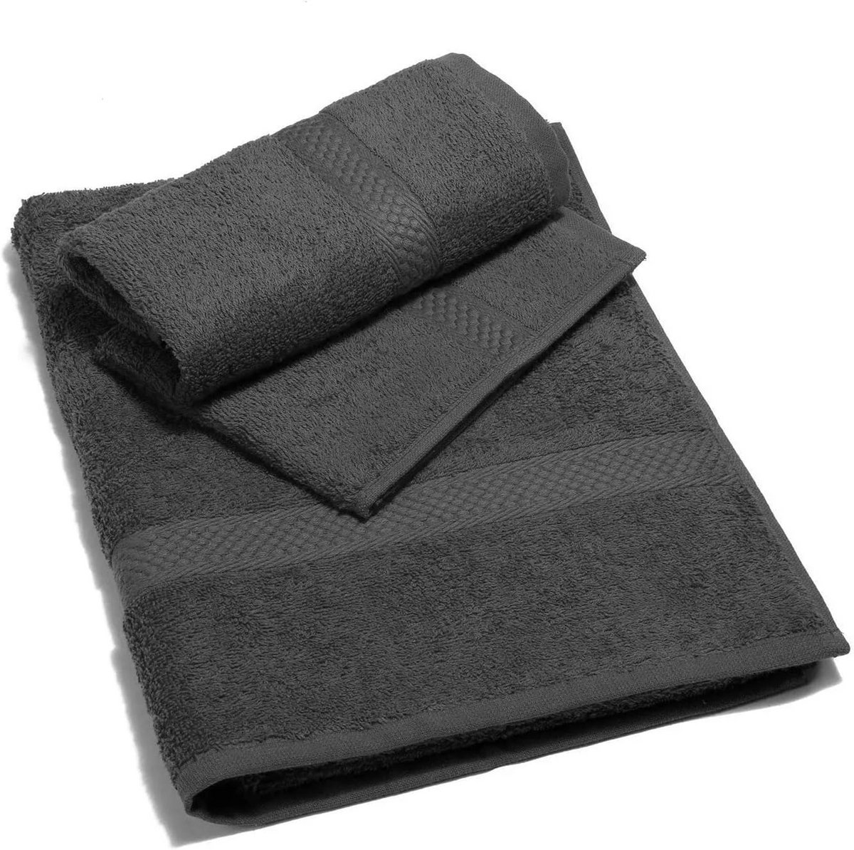 Gastendoekje en Handdoek Set Katoen Badstof Mint 450 g/m²