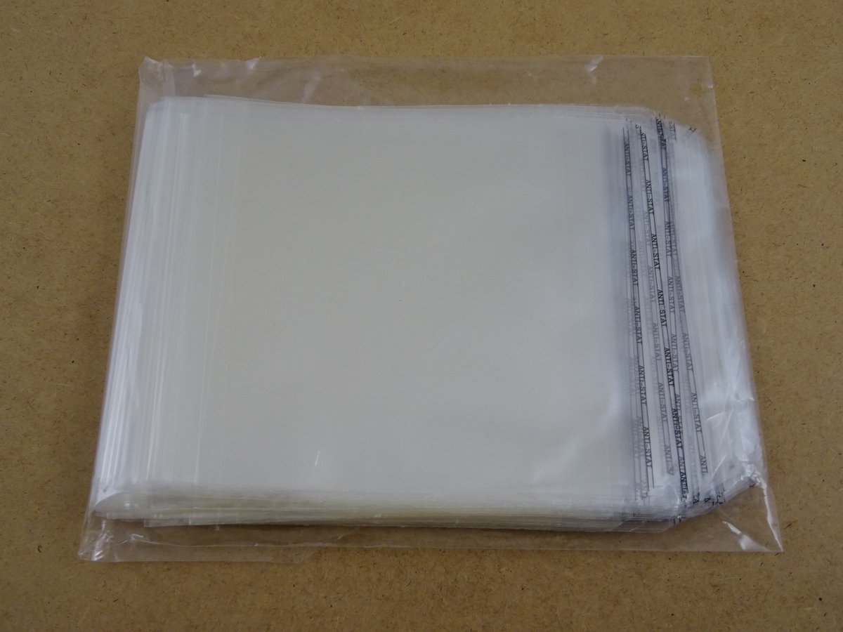 100 Stuks CD BOX buitenhoezen glashelder & hersluitbaar (dikte 30 micron) - hoezen CD's, CD doosjes, hoesjes, resealable, jewel case & digipak, outer sleeves, buitenhoezen, CD hoezen, beschermhoes, crystal clear, jewelcase & digipack, plastic, CD's
