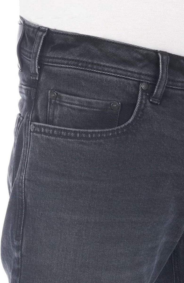 Heren Jeans Enkellang Bootcut Katoen Stretch Diepe Tailleband
