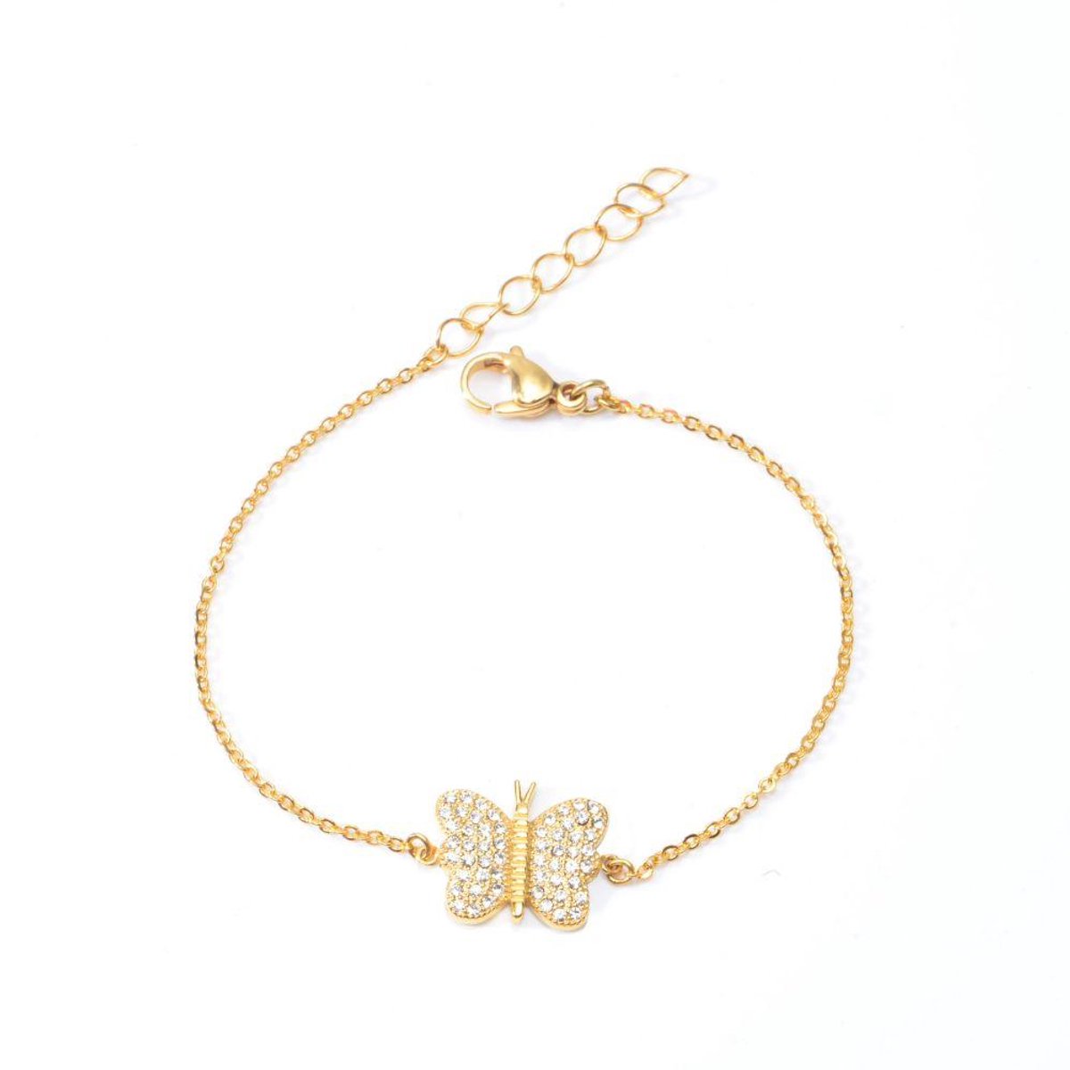 Armband Si Amor Sieraden BW0636-G Roestvrij Staal Kleur Goud