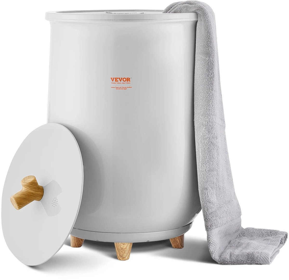DIMICO - Handdoekverwarmer - Towel heater - Dekenverwarmer emmer - 20L - LED - 3 standen met timerfunctie - Wellness - Met Geurvak