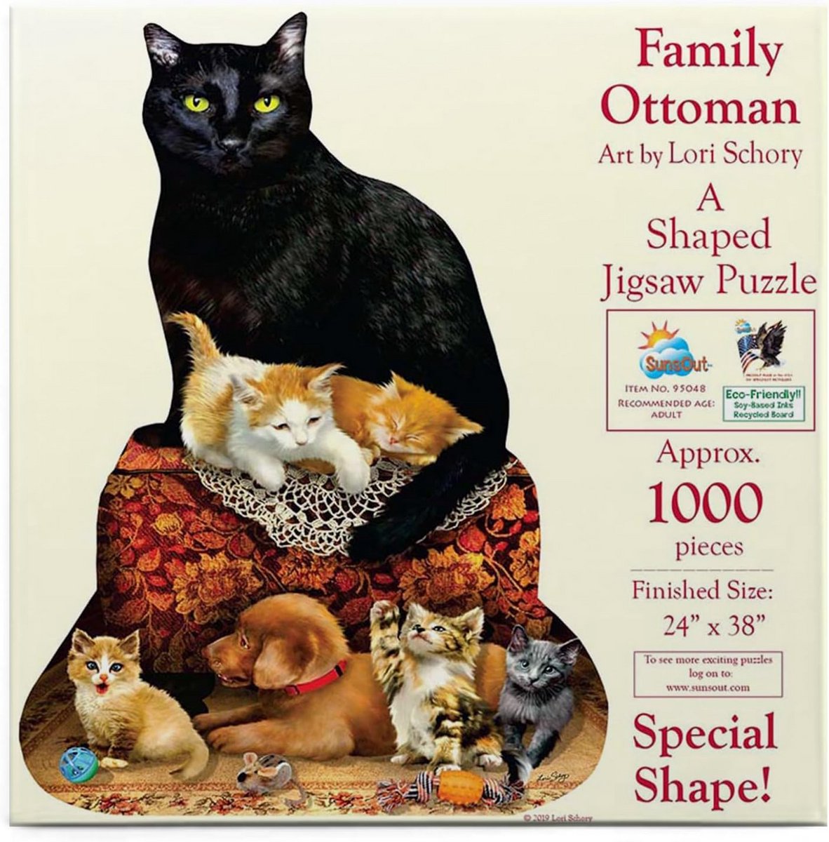 1000 Stukjes Puzzel Familie Ottomaans Kunstzinnig Ontwerp