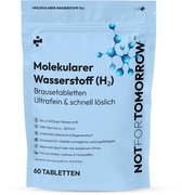 NOTFORTOMORROW - Moleculaire Waterstof tabletten - Hydrogan Water Tablets (H₂) - 60 st