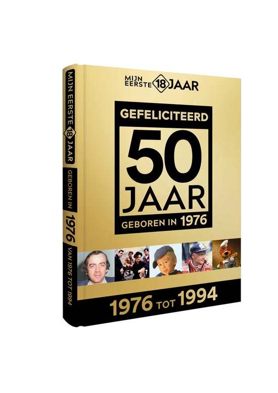 Mijn eerste 18 jaar - Geboren 1976 - cover