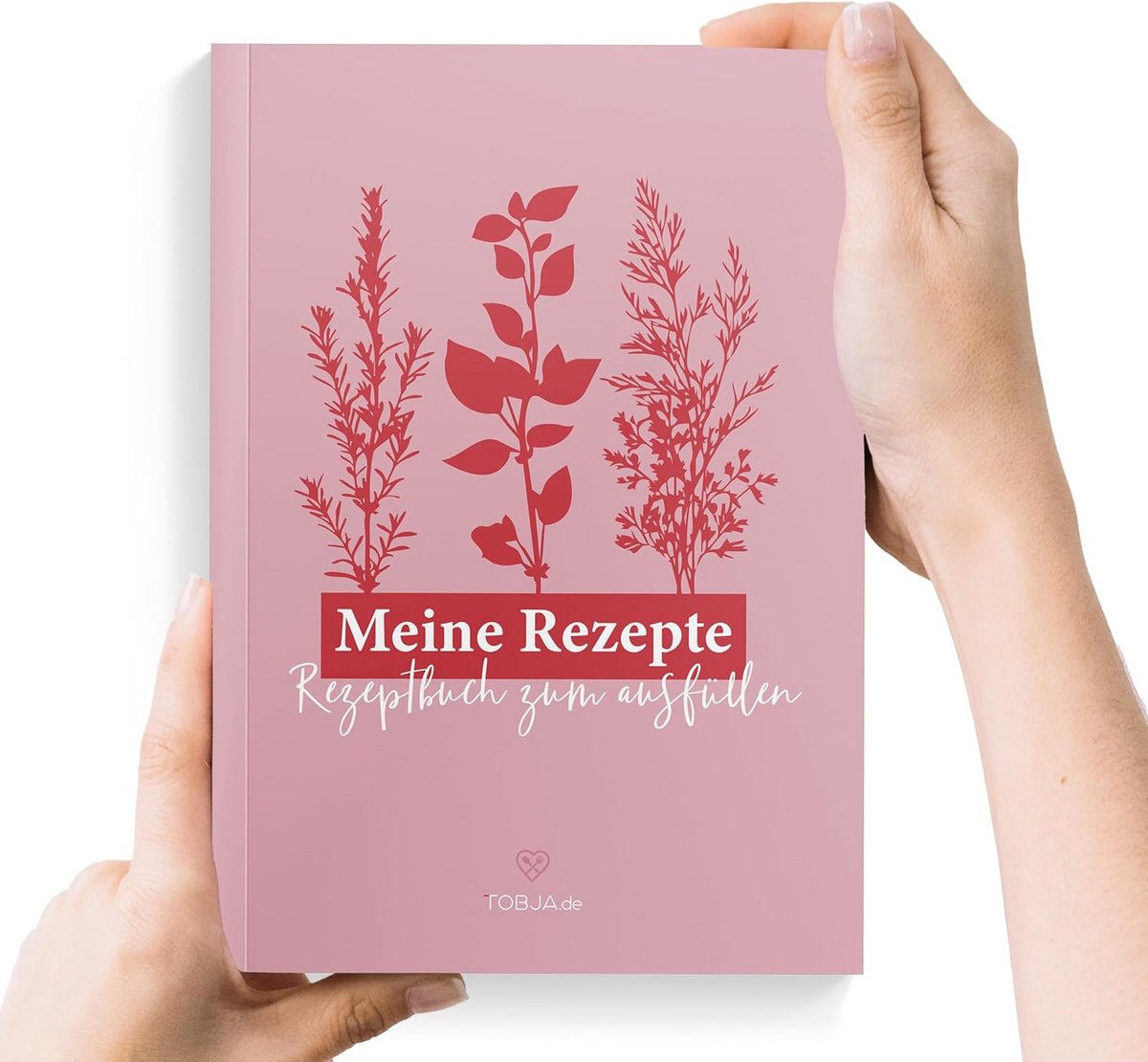 Receptenboek om Zelf in te Vullen, A5 Formaat, Specerijen Roze Thema