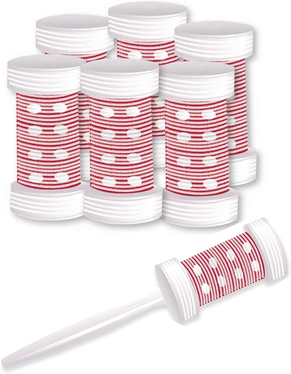 Set van 6 Keramische Borstelrollers voor Volume en Glans