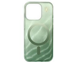 iDeal of Sweden Clear Case geschikt voor MagSafe geschikt voor iPhone 16 Pro Max - Sage Green