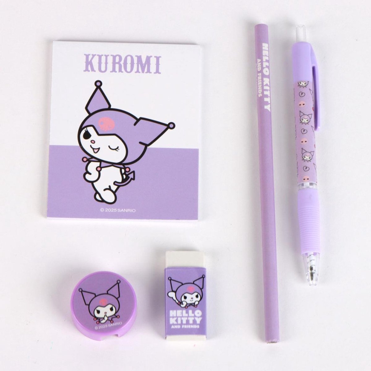 Hello Kitty Kuromi pluchen getinte etui