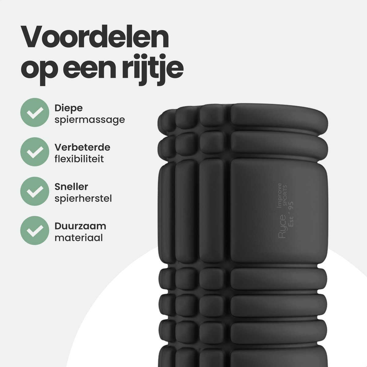 Ryce Foam Roller - Compacte Massage Roller thumbnail 2