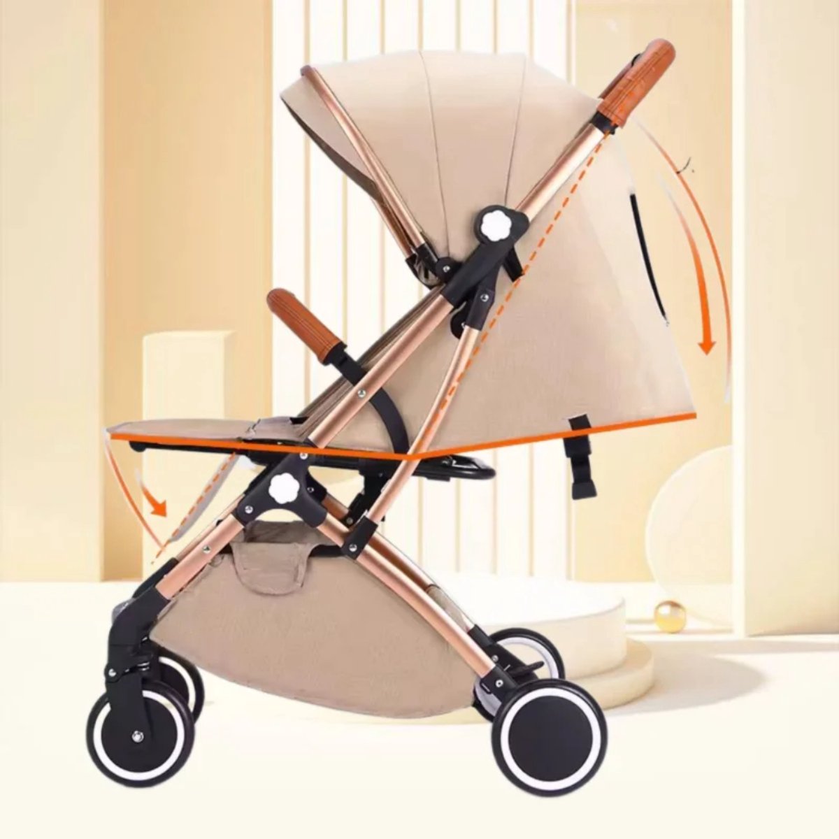 Mogi Products-Compacte Kinderwagen - Inklapbaar tot Trolley thumbnail 4