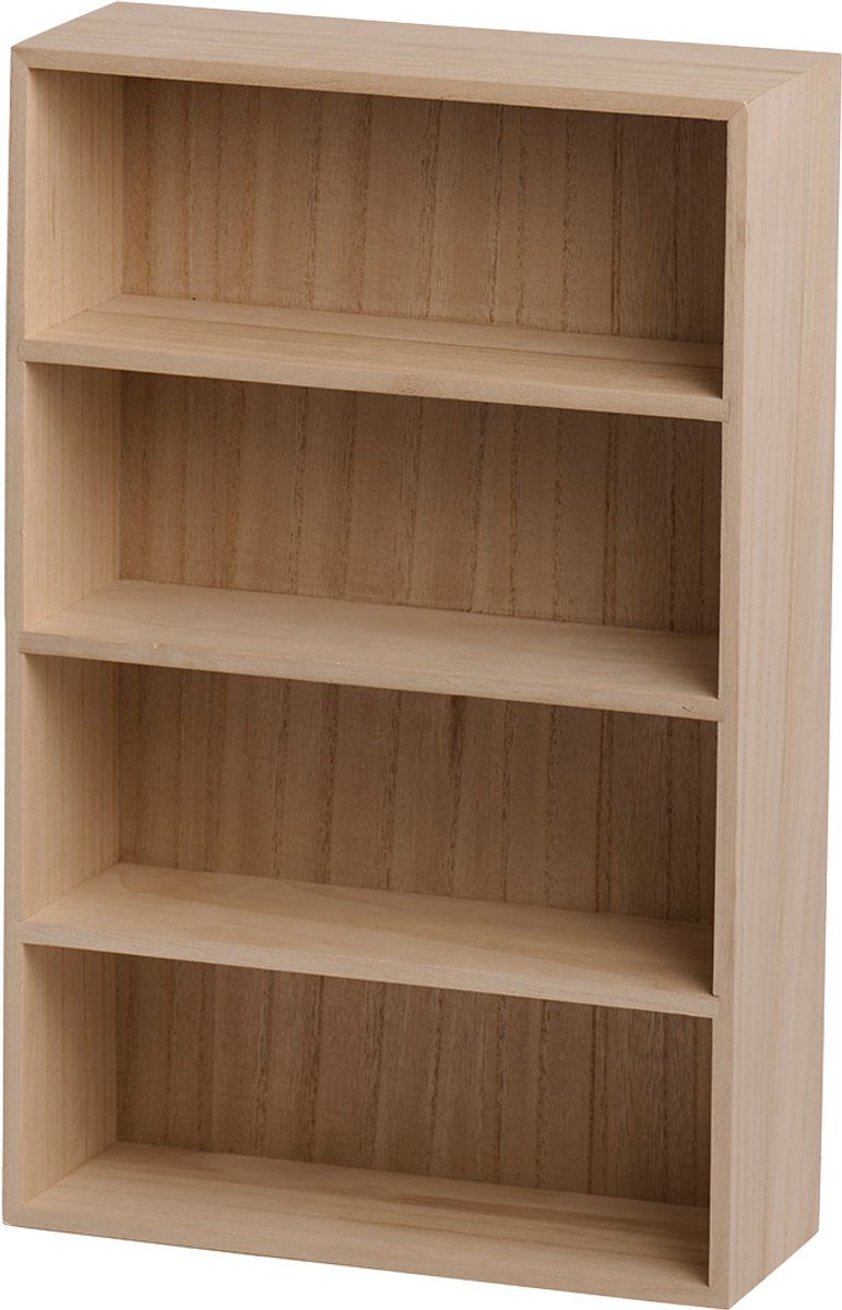 Lisomme Maas Houten Wandkast Naturel - Scandinavisch - Opbergen - Decoratie - 31 x 48,5 cm