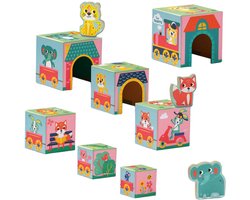 SES Creative Tiny Talents Stapelblokken Dieren